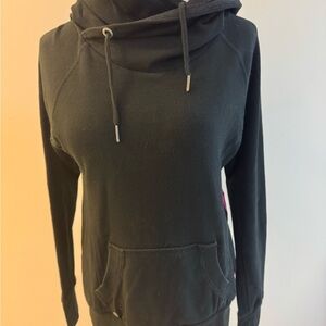 Bench Women's Charcoal Cowl Neck Hoodie